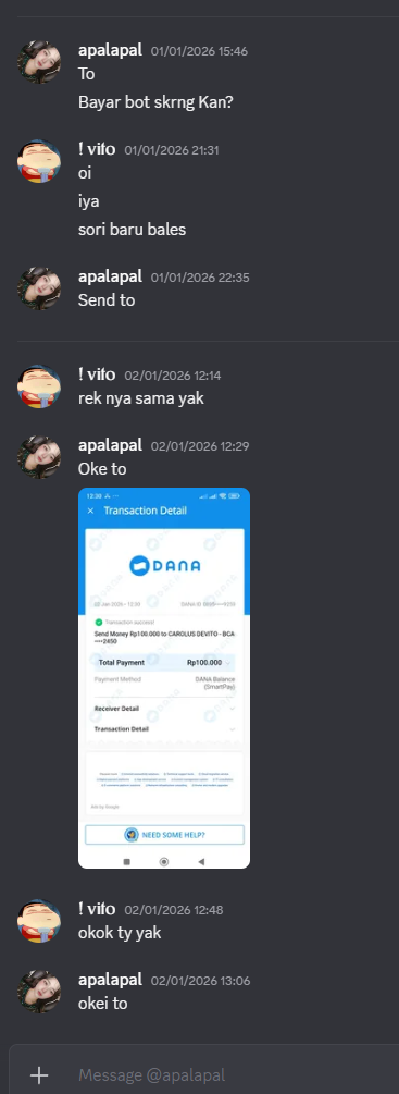 Bukti penyewa 1