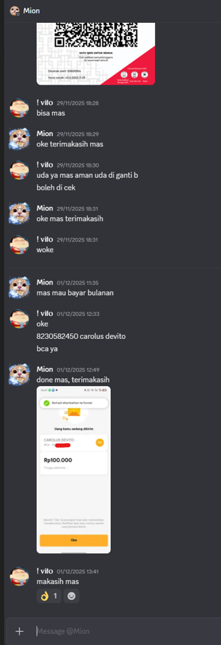 Bukti penyewa 2